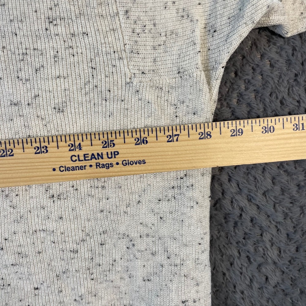 Eileen‎ Fisher Organic Cotton Speckle Crew Neck Tunic Sweater Size XL Ecru Boxy - Picture 11 of 11